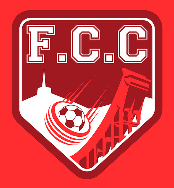 Logo réalisé sur Illustrator pour l'équipe du Football Club Cataroux.