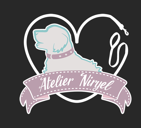 Logo réalisé sur Illustrator pour l'Atelier Nyriel, créateur d'accessoires animalier