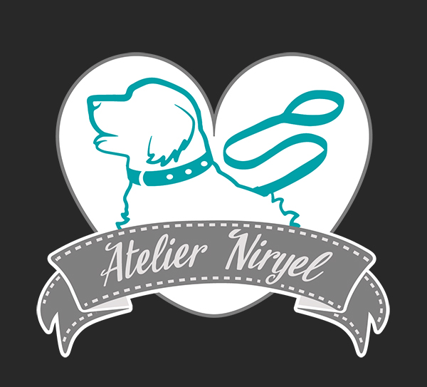 Logo réalisé sur Illustrator pour l'Atelier Nyriel, créateur d'accessoires animalier